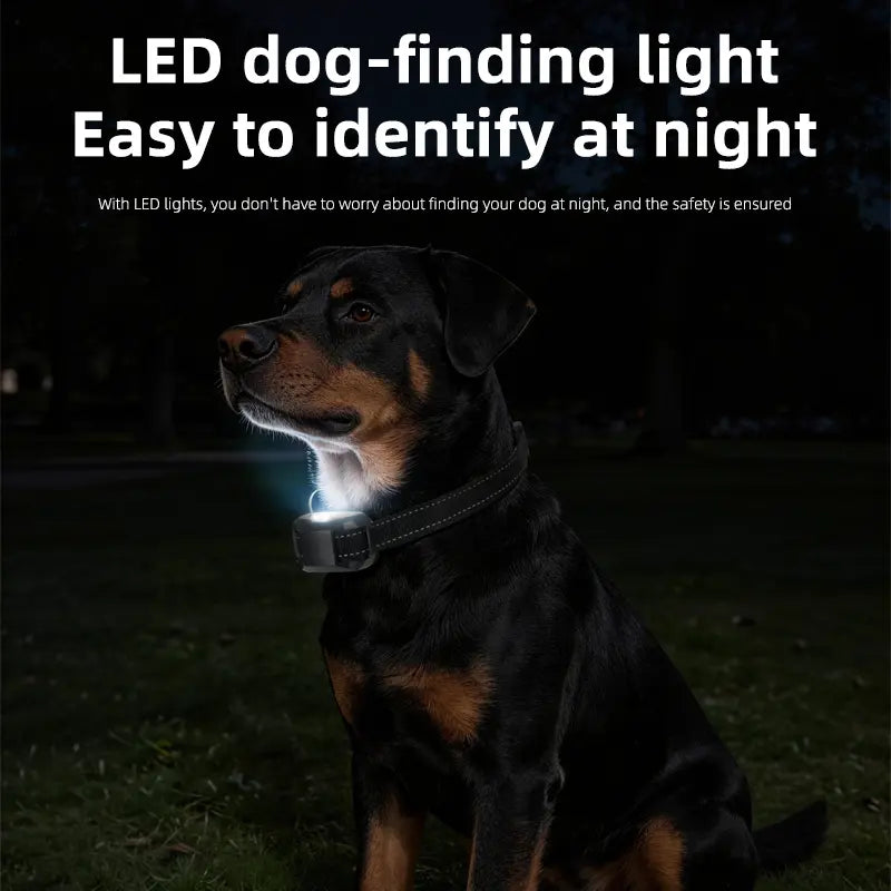 Automatic Dog Bark Collar for All Breeds - 2600Ft Remote Range, Night LED Light, IP67 Waterproof, Security Lock, 3 Safe Modes, Rechargeable Smart Behavior Correction Training Collar, Bark Collars