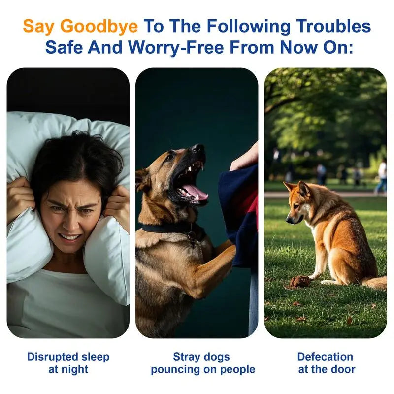 Petsafe Professional Sonic Emitter Dog Training & Behavior Aid - Rechargeable Ultrasonic Trainer, 30Ft Silence Barking Stopper, LED Flashlight, Easy-To-Use Anti-Bark Solution