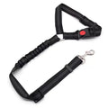 Dog Vehicle Safety Straps (2-Pack) - Nylon Fabric, Reflective Design, Elastic Shock-Absorbing, Adjustable Fit, Secure Fastening, Enhanced Night Visibility
