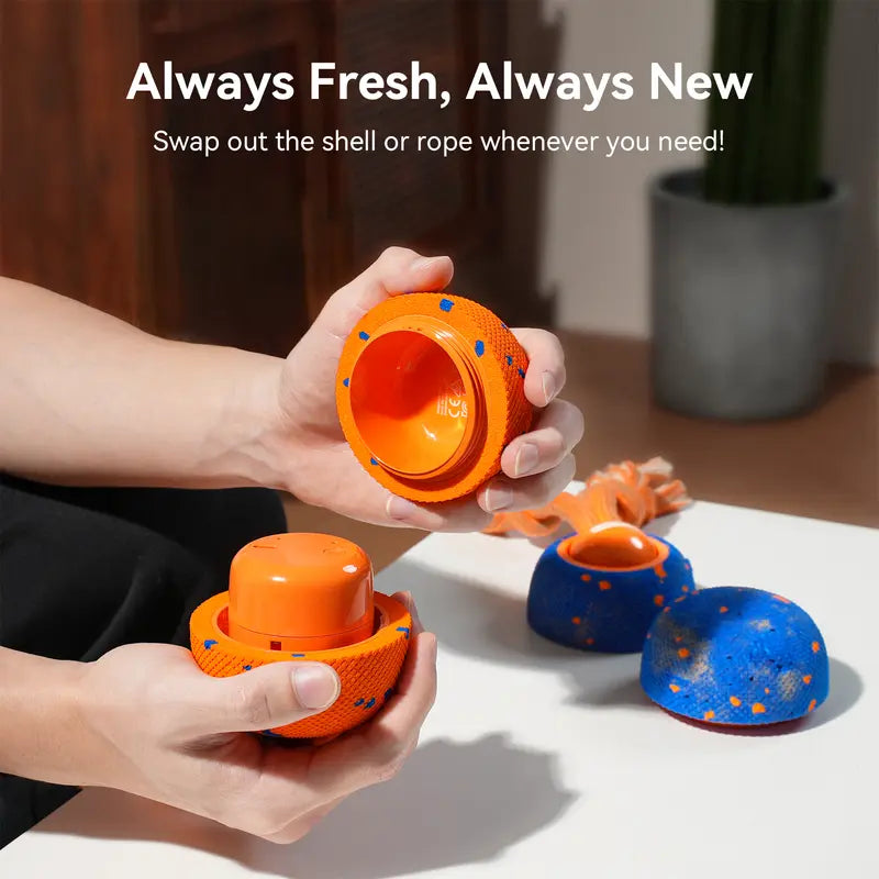 Cheerble Smart Interactive Dog Toy, Wicked Ball Rolly, Automatic Moving, Bouncing, Rotating, E-TPU Material, Active Rolling Interactive Dog Ball for Medium and Large Dogs Petlovers