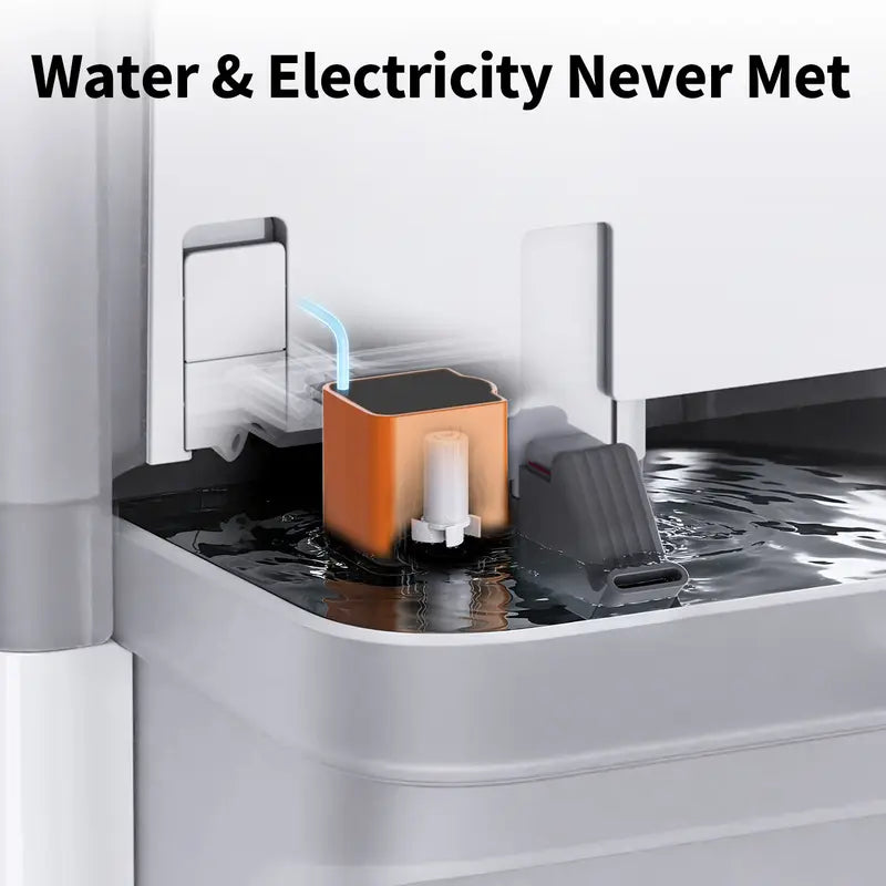 PETKIT Eversweet Ultra AI Camera Pet Water Fountain - 5L/169Fl Oz Filter-Free Automatic Fountain with 140° Wide-Angle Lens, 5G Wifi, App Control, Wastewater Separation, End-To-End Encrypted, Spring Flow, Cubes, Abs+Steel, Hydration Track for Pet