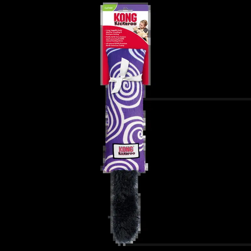 KONG Kickeroo Swirl for Cats, Assorted Colors