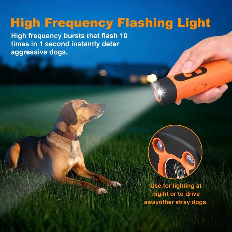 Petsafe Professional Sonic Emitter Dog Training & Behavior Aid - Rechargeable Ultrasonic Trainer, 30Ft Silence Barking Stopper, LED Flashlight, Easy-To-Use Anti-Bark Solution
