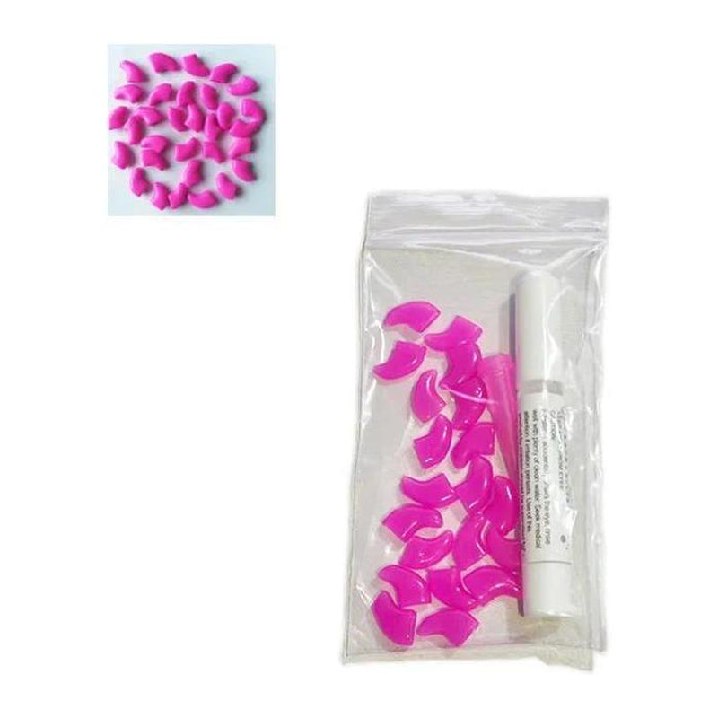 20Pcs High-Quality Rubber Cat Claw Covers - Soft Comfortable Pet Nail Protectors with Free Adhesive Glue, 1 Bag Nail Caps, Fits Snugly like a Glove, Safe Wear, Multi-Size for Kitten Grooming Supplies, Protects from Scratching