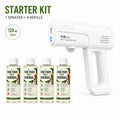 Pure Paws Pet Odor Eliminator Kit - 1 Sprayer + 4 X 120 Ml Refills for Effective Pet Deodorization