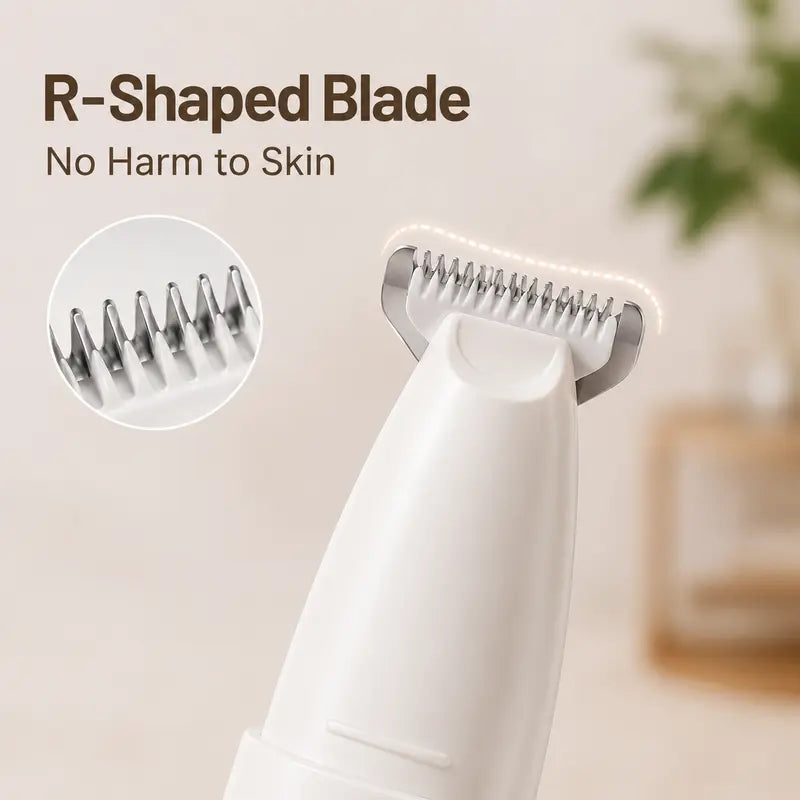 Cordless Dog & Cat Paw Hair Trimmer Clipper - Pet Groomer Tools, 18Mm Wide Solid Blade, Low Noise, USB-C Rechargeable, Precision Trim Claw Care Tool