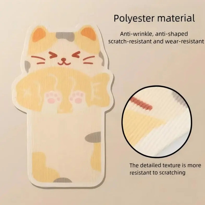 Wall-Mounted Thick Cat Scratch Pad - Bonus Toy Mouse (Buy 1 Get 1 Free), Animal Print, Durable, Wear-Resistant, Stain-Resistant, Art Deco, Protects Furniture, Fits Walls & Sofas, Wood-Friendly Cat Pet Supply